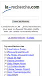 Mobile Screenshot of la-recherche.com