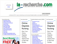 Tablet Screenshot of la-recherche.com